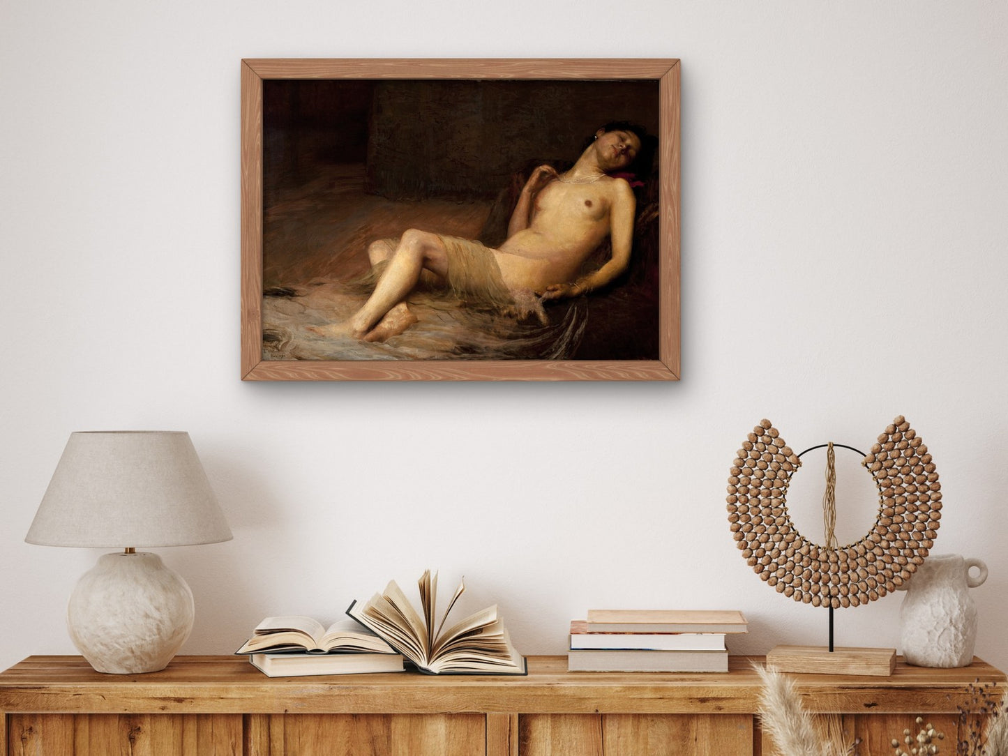 Woman's Back by Eliseu Visconti 1895, Wall Art Print, Fine Art Reproduction, Museum Quality Decor, Poster