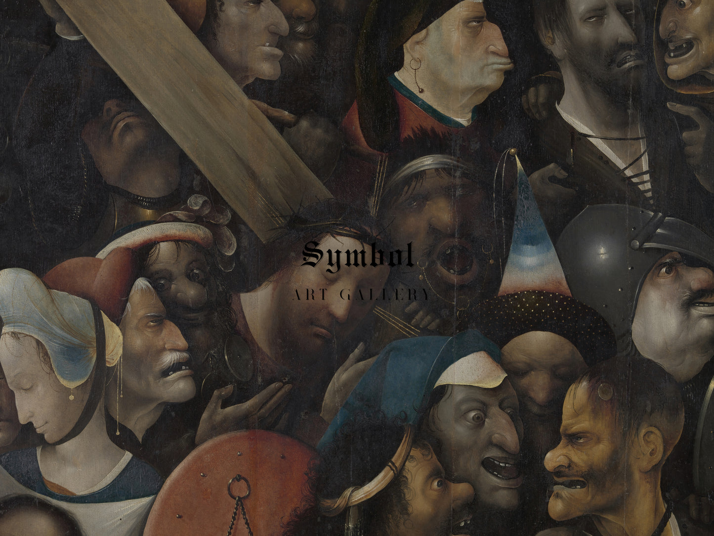 Christ Carrying the Cross by Hieronymus Bosch 1515, Wall Art Print, Fine Art Reproduction, Museum Quality Decor, Poster