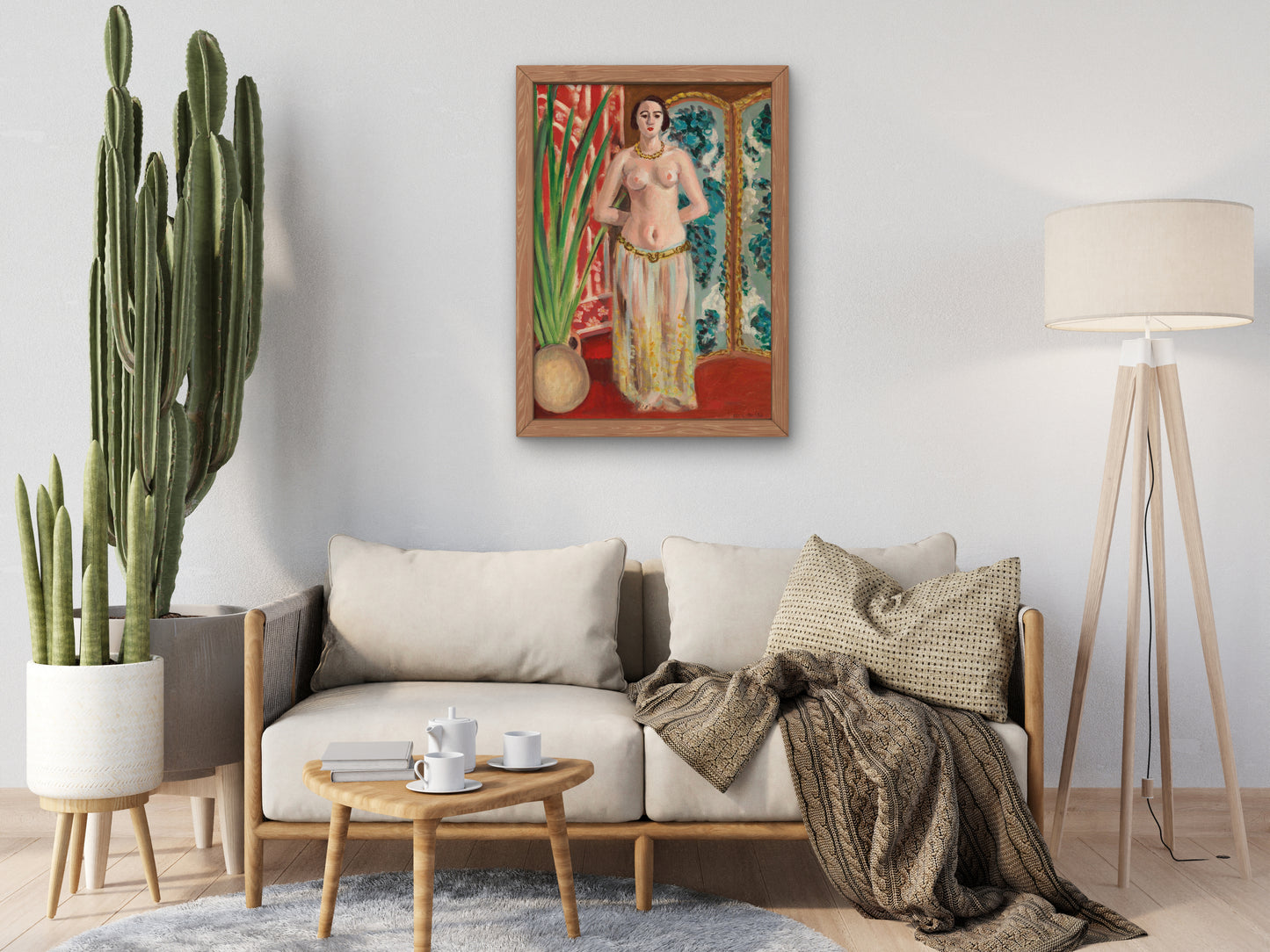 Odalisque, mains dans le dos by Henri Matisse 1923, Wall Art Print, Fine Art Reproduction, Museum Quality Decor, Poster