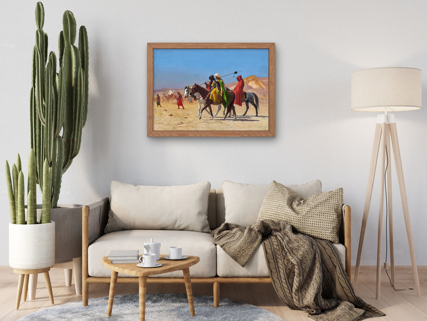 Riders Crossing the Desert by Jean Léon Gérôme 1870, Wall Art Print, Fine Art Reproduction, Museum Quality Decor, Poster