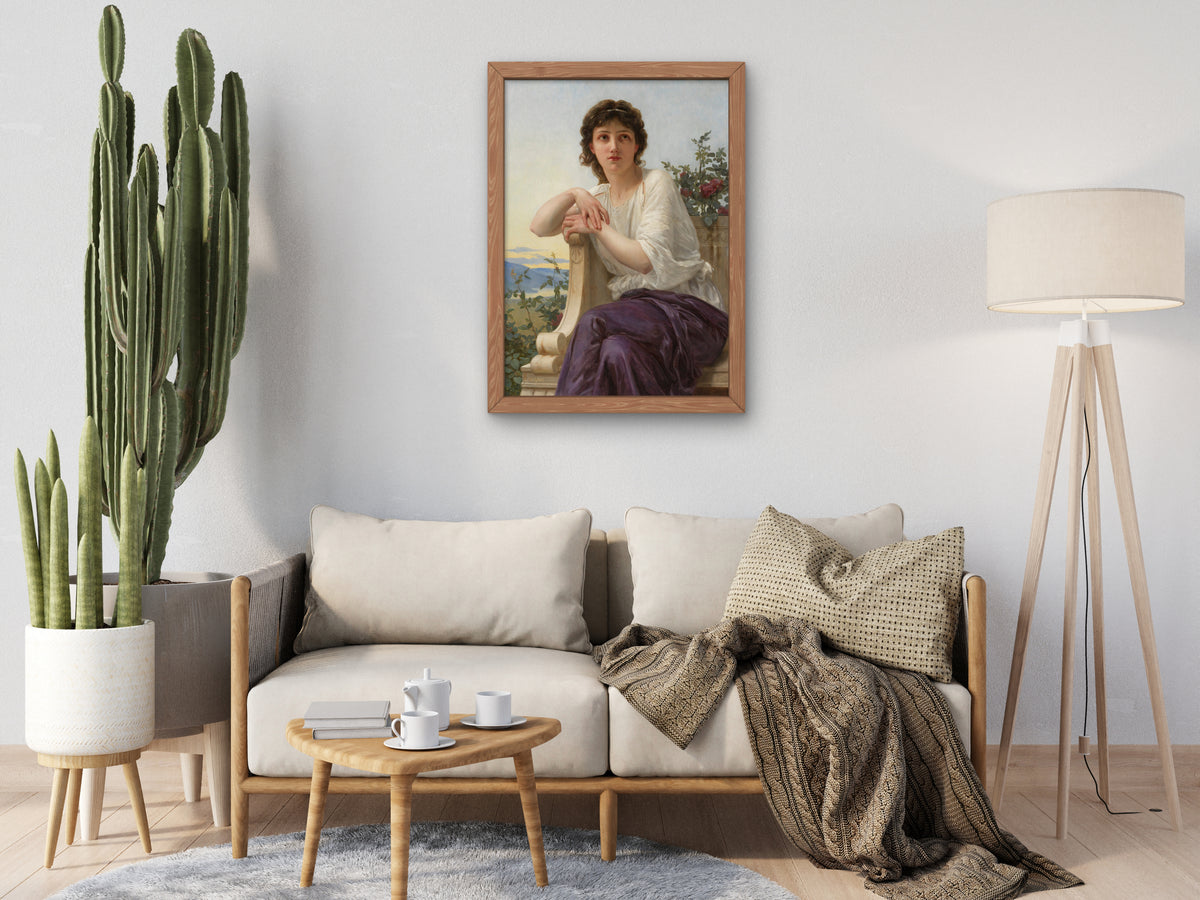 Contemplation by Guillaume Seignac, Wall Art Print, Fine Art Reproduction, Museum Quality Decor, Poster