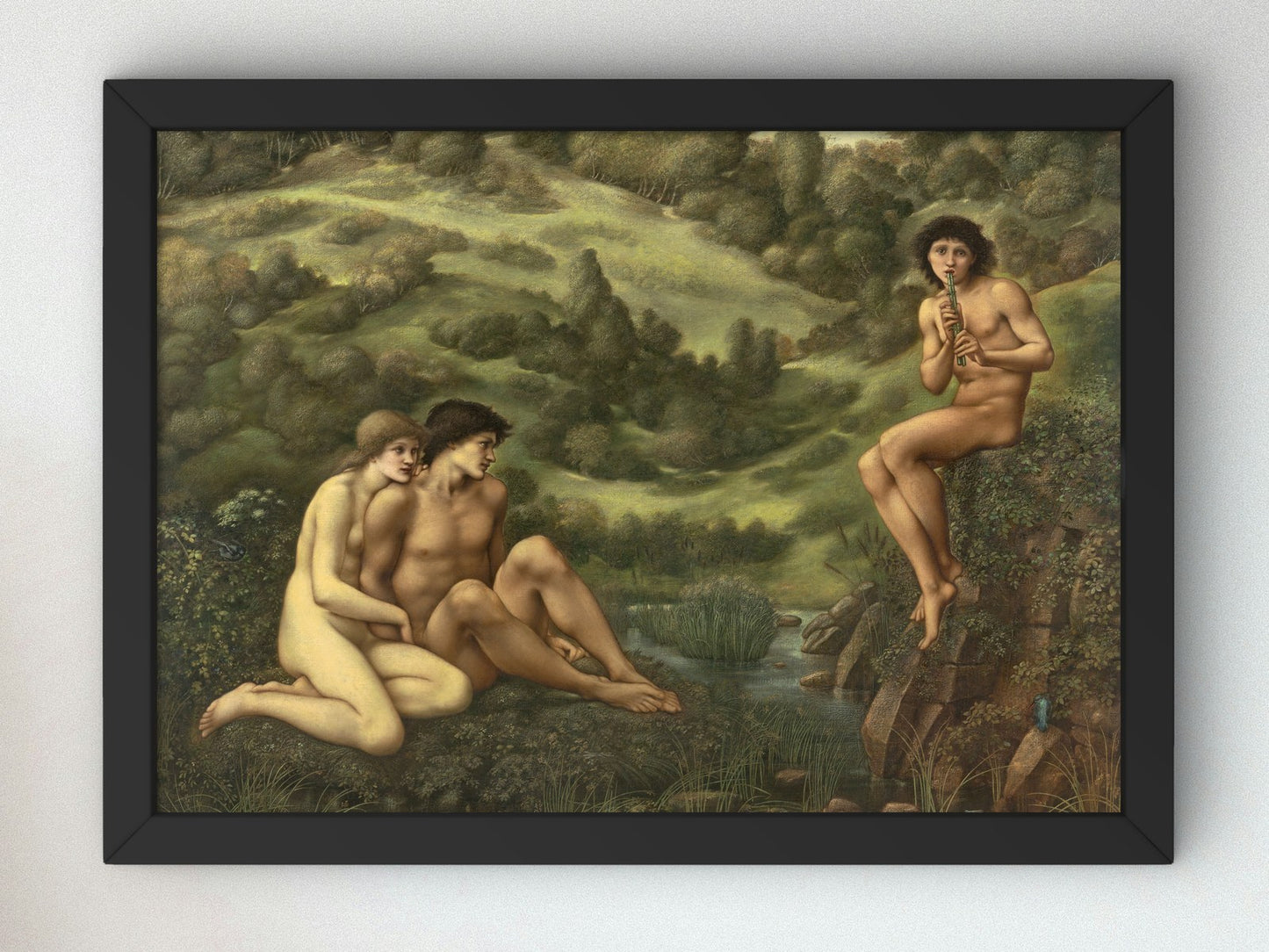 The Garden of Pan by Edward Burne Jones 1886, Wall Art Print, Fine Art Reproduction, Museum Quality Decor, Poster