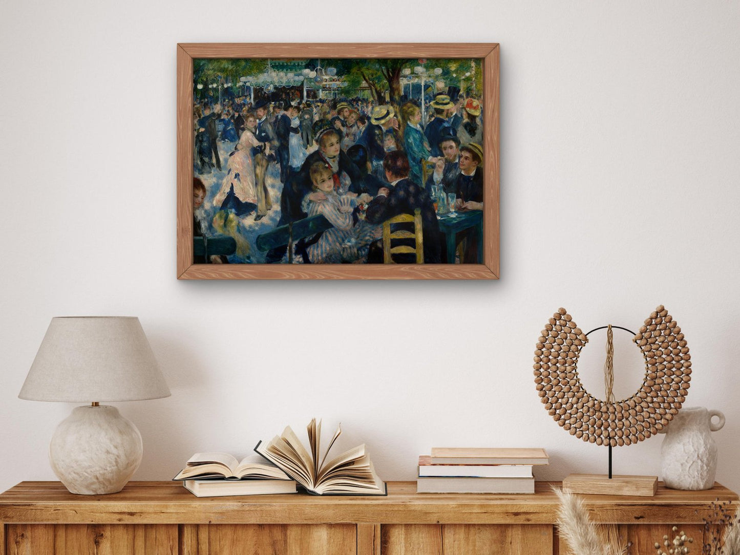 Dance at Le Moulin de la Galette by Pierre-Auguste Renoir, 1876, Impressionism, fine art print