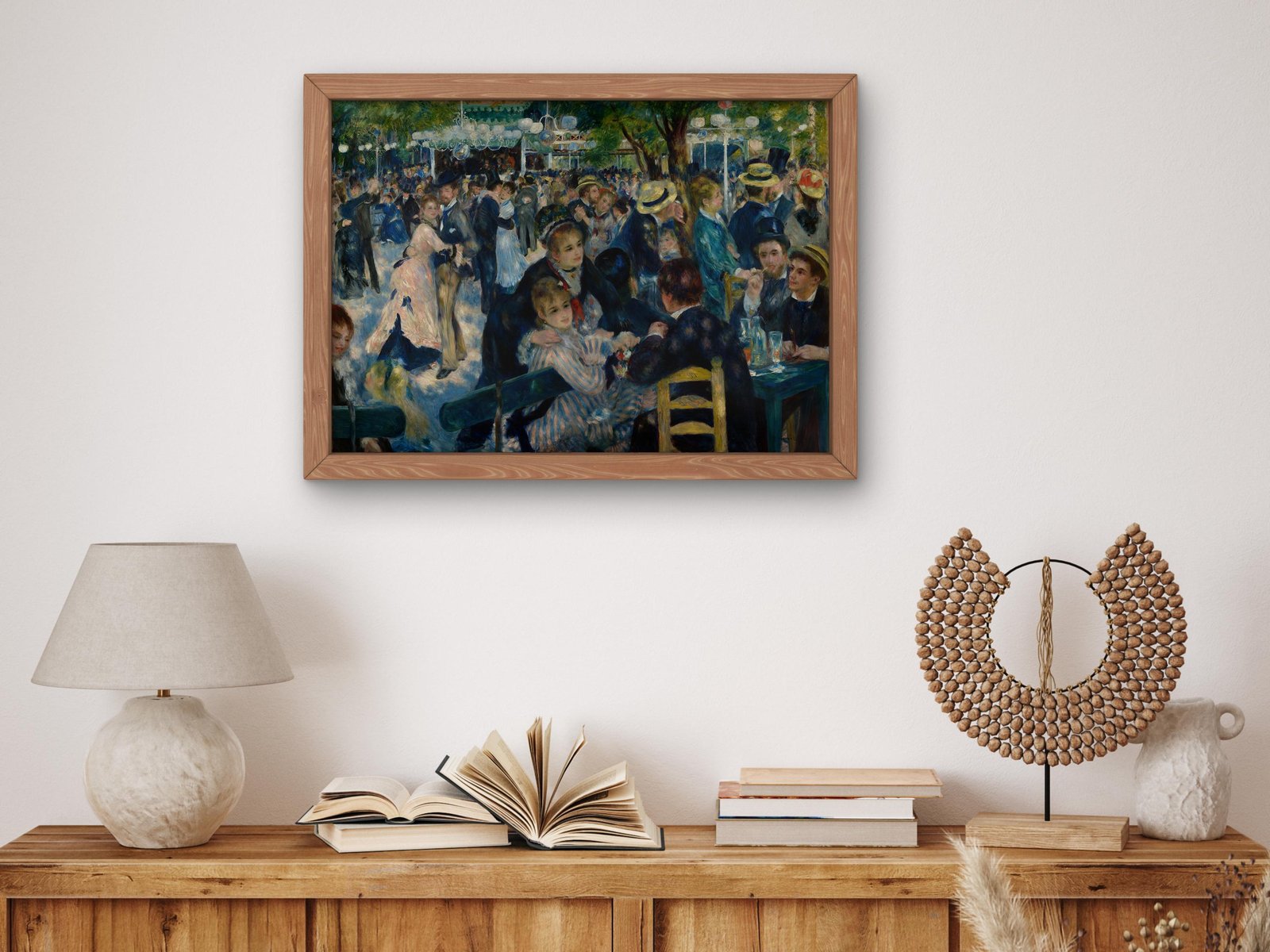 Dance at Le Moulin de la Galette by Pierre-Auguste Renoir, 1876, Impressionism, fine art print