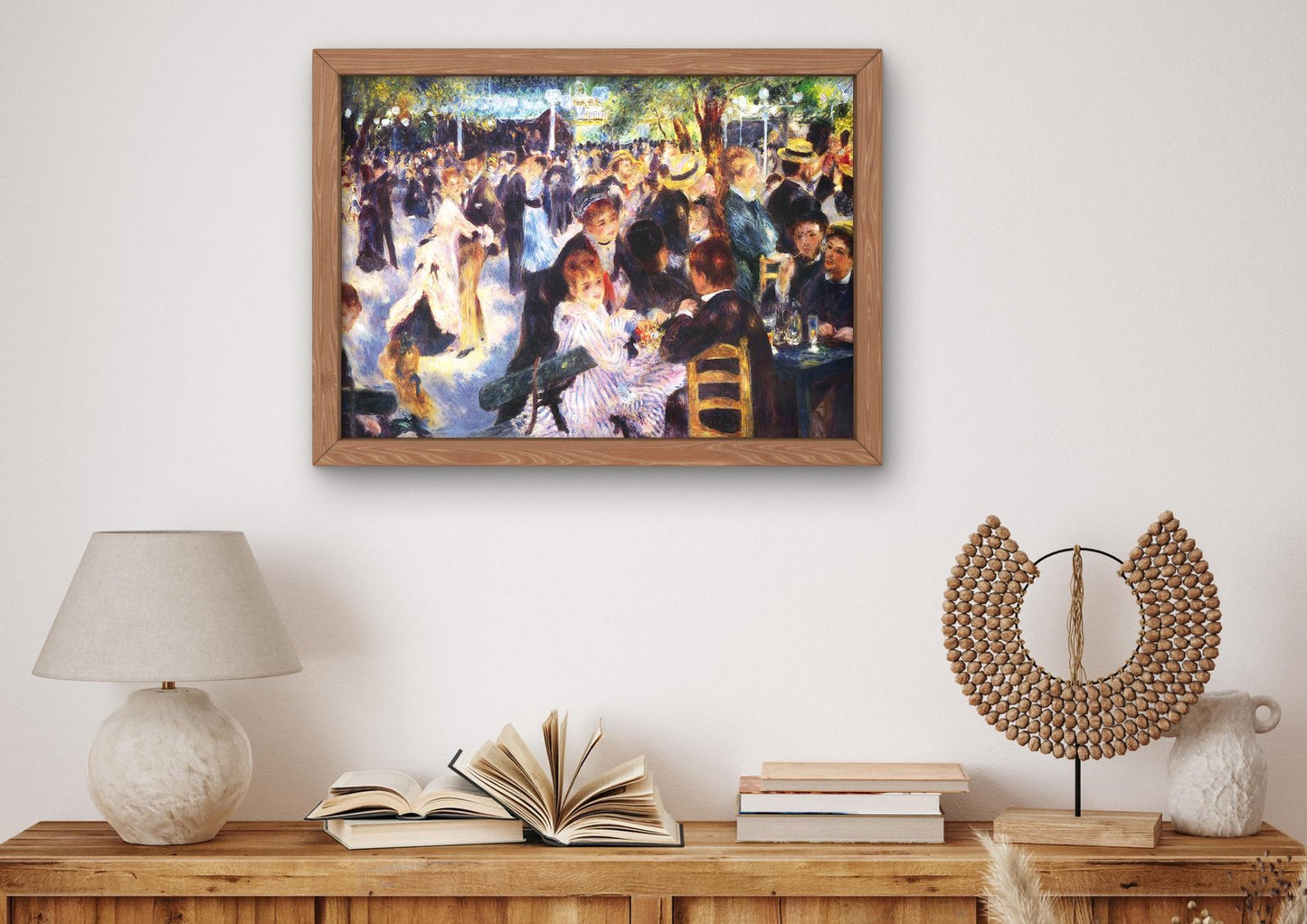 Dance at Le Moulin de la Galette by Pierre-Auguste Renoir, 1876, Impressionism, fine art print