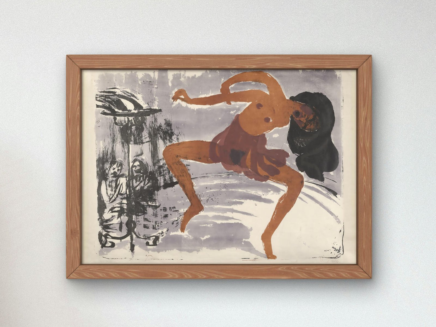 Dancer by Emil Nolde, 1913, Expressionism and Fauvism, fine art print