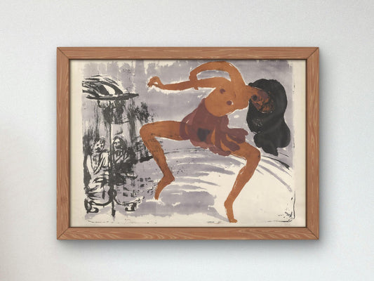 Dancer by Emil Nolde, 1913, Expressionism and Fauvism, fine art print