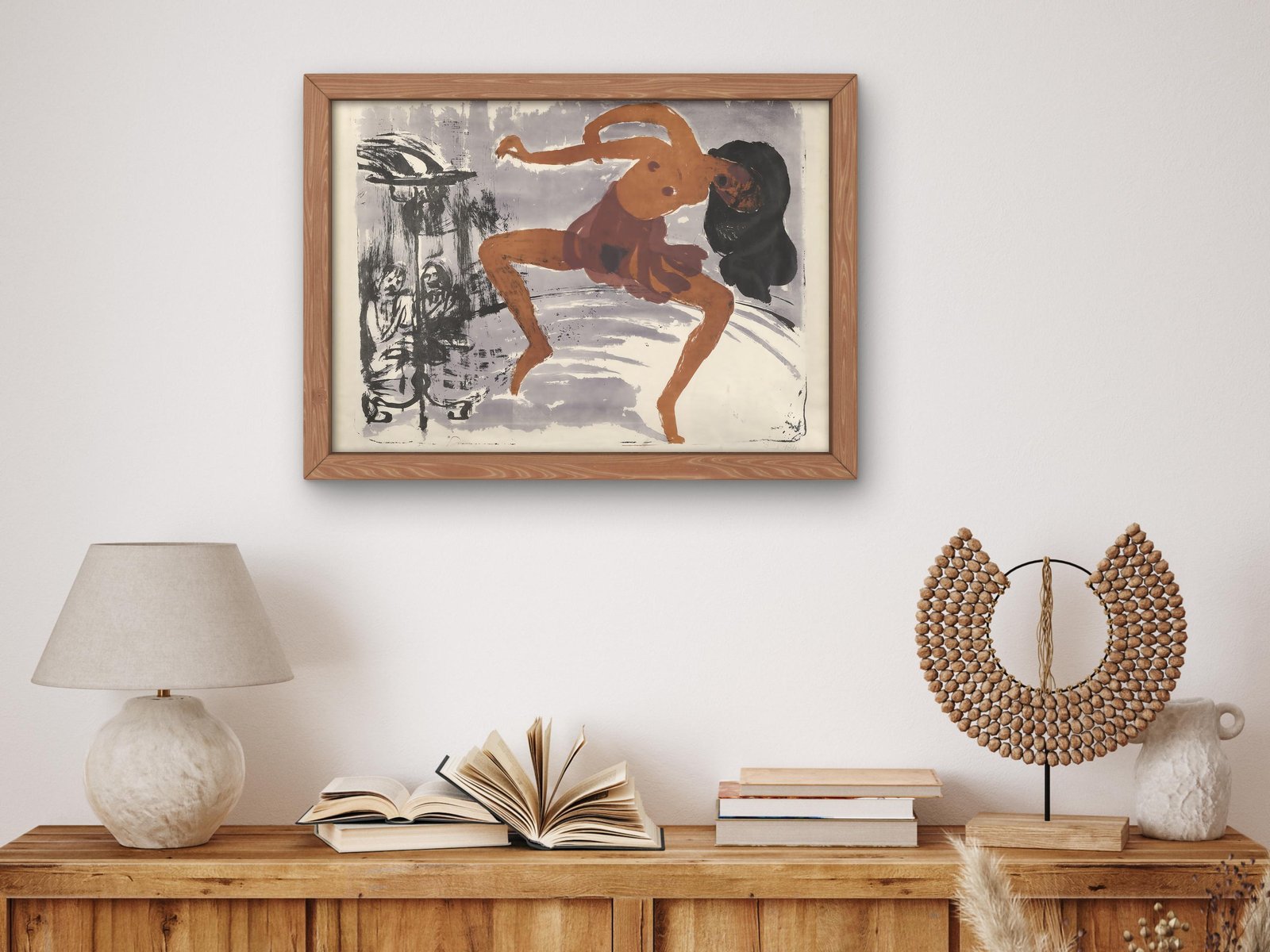Dancer by Emil Nolde, 1913, Expressionism and Fauvism, fine art print