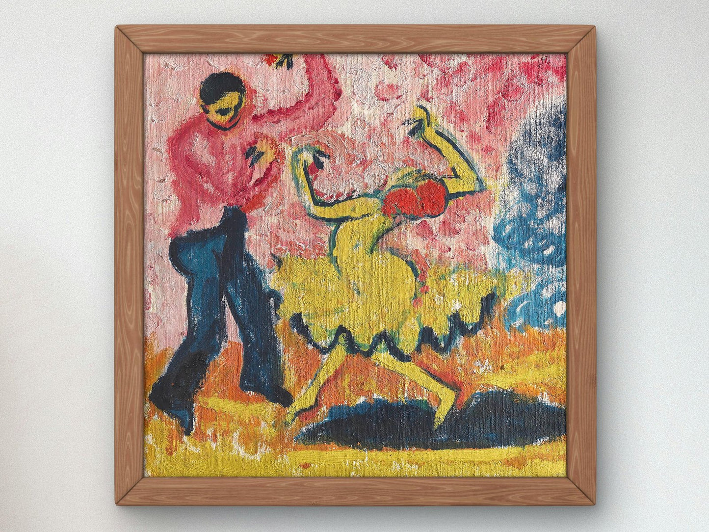 Dancers by Max Pechstein, 1910, Expressionism and Fauvism, fine art print