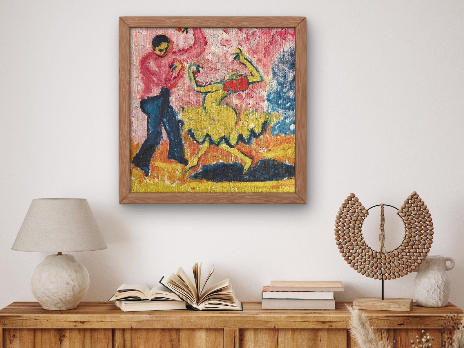 Dancers by Max Pechstein, 1910, Expressionism and Fauvism, fine art print