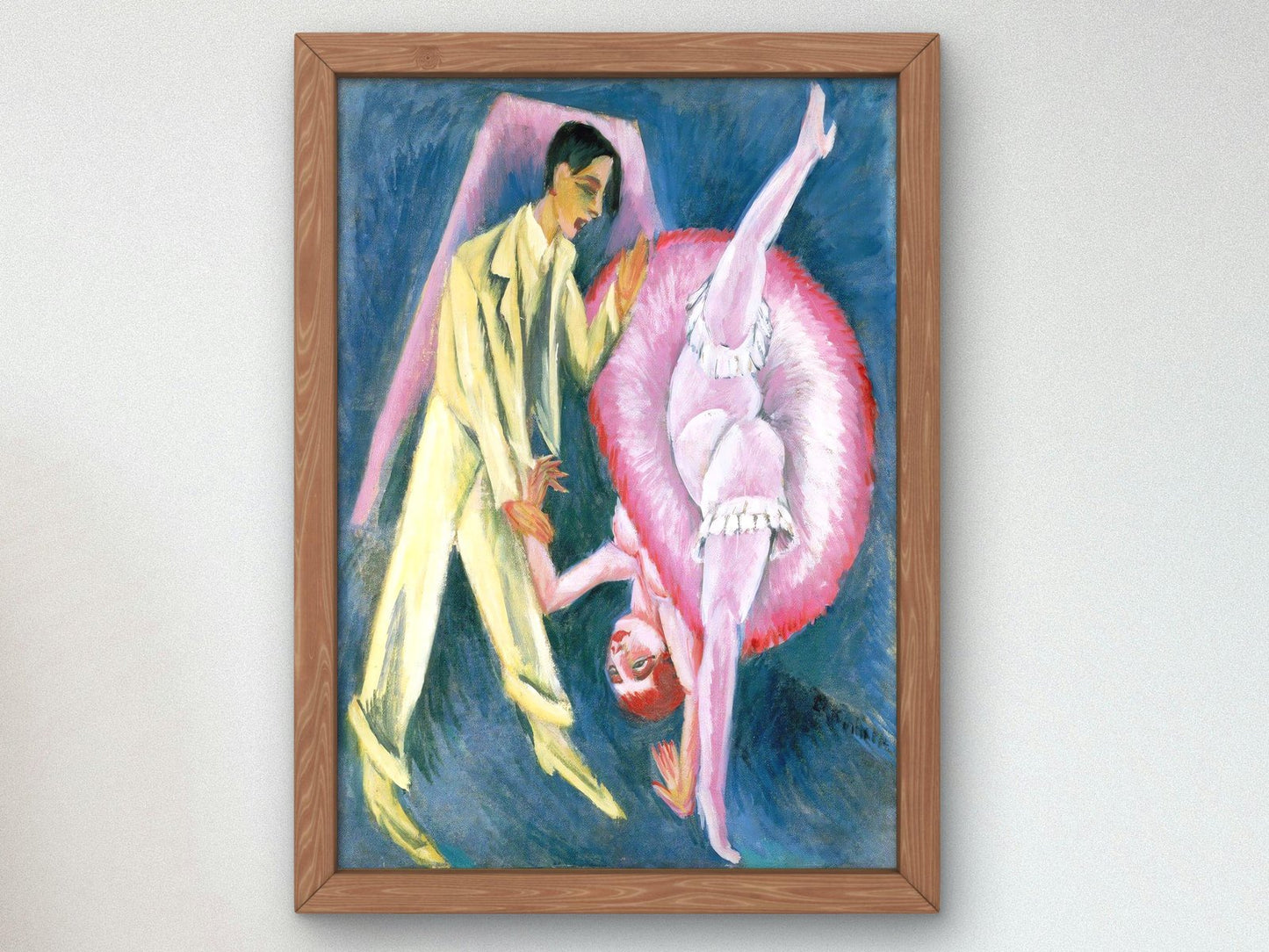 Dancing Couple by Ernst Ludwig Kirchner, 1914, Expressionism and Fauvism, fine art print