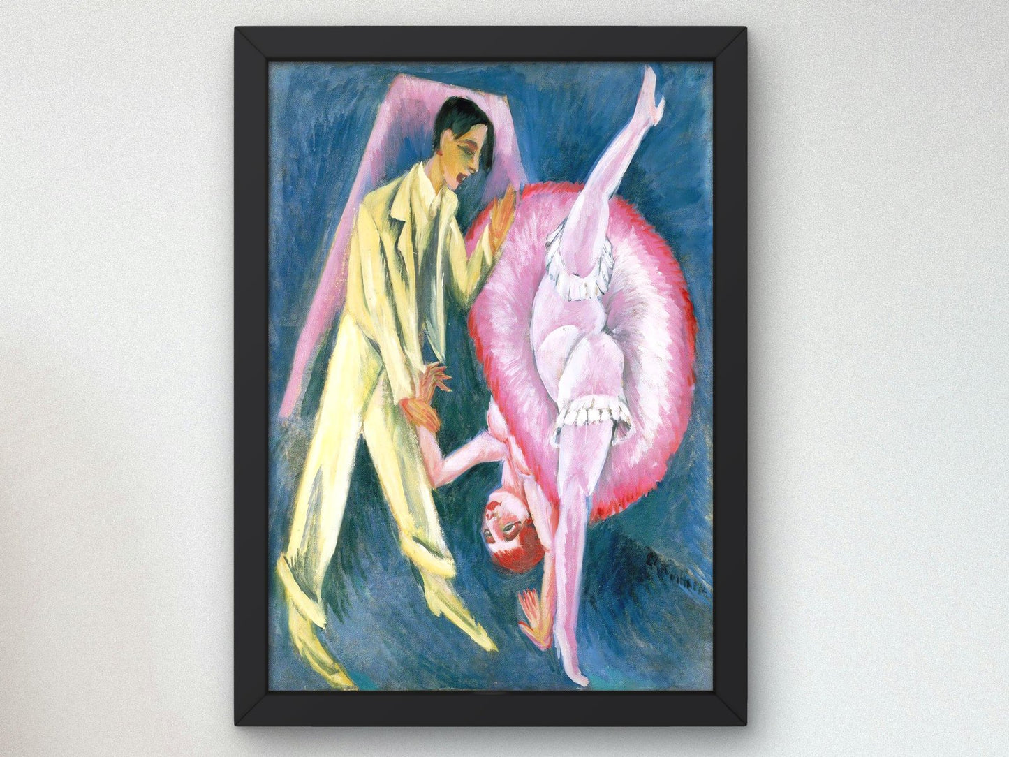 Dancing Couple by Ernst Ludwig Kirchner, 1914, Expressionism and Fauvism, fine art print