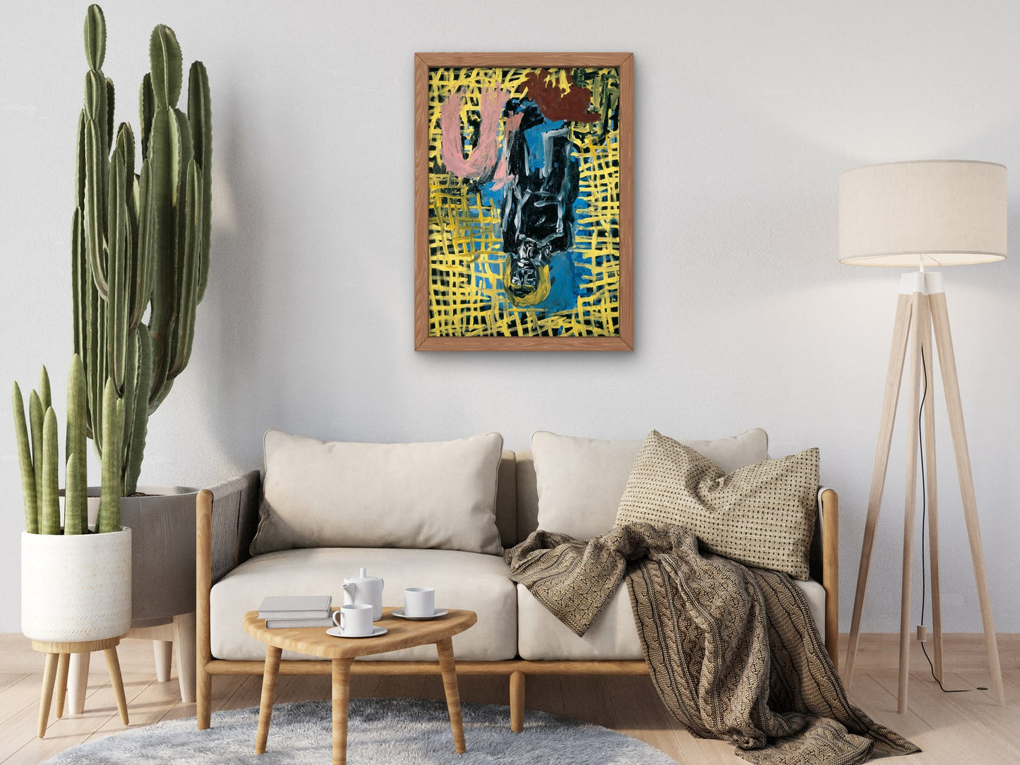 Der Ausgang Karl by Georg Baselitz 1987, Wall Art Print, Fine Art Reproduction, Museum Quality Decor, Poster