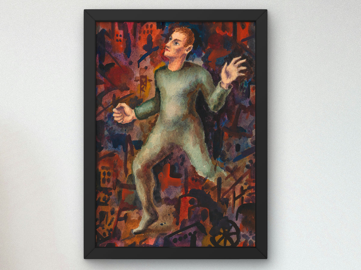 The Seeker by Karl Wiener 1928, Wall Art Print, Fine Art Reproduction, Museum Quality Decor, Poster