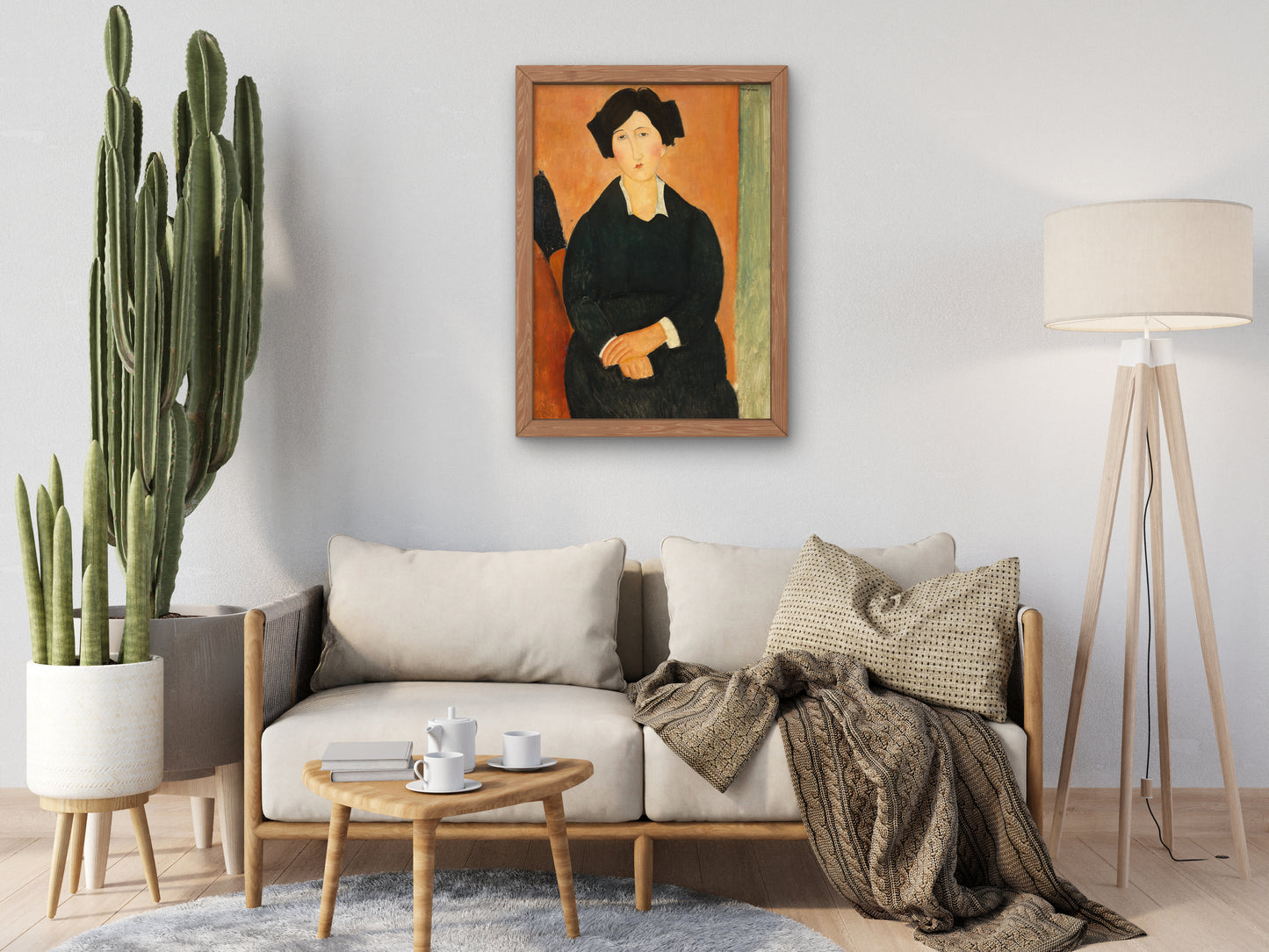The Italian by Amedeo Modigliani 1917, Wall Art Print, Fine Art Reproduction, Museum Quality Decor, Poster