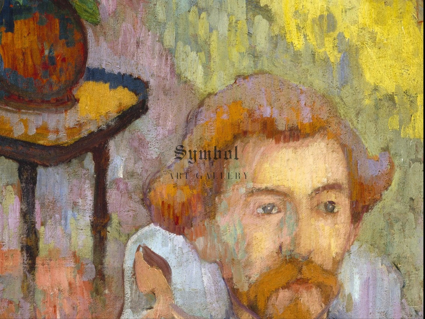 Portrait of Émile Schuffenecker by Émile Bernard 1889, Wall Art Print, Fine Art Reproduction, Museum Quality Decor, Poster