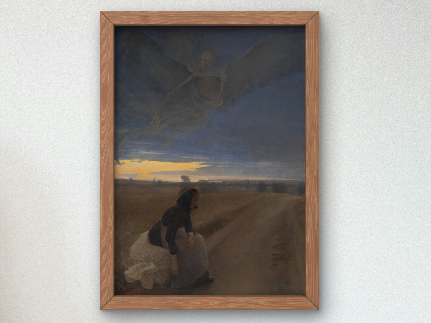 Evening by Laurits Andersen Ring 1887, Wall Art Print, Fine Art Reproduction, Museum Quality Decor, Poster