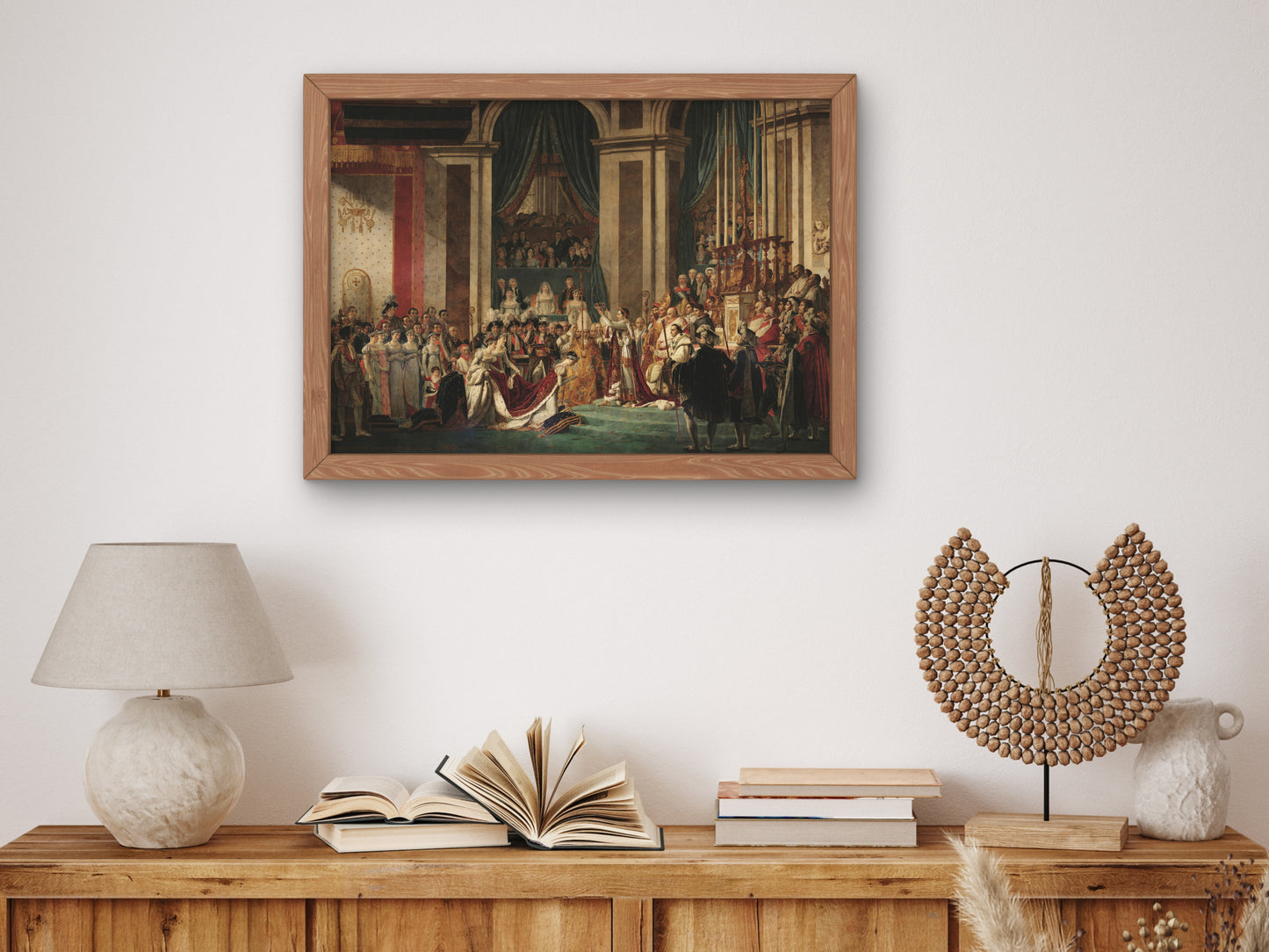 Le Sacré de Napoléon by Jacques Louis David 1805, Wall Art Print, Fine Art Reproduction, Museum Quality Decor, Poster