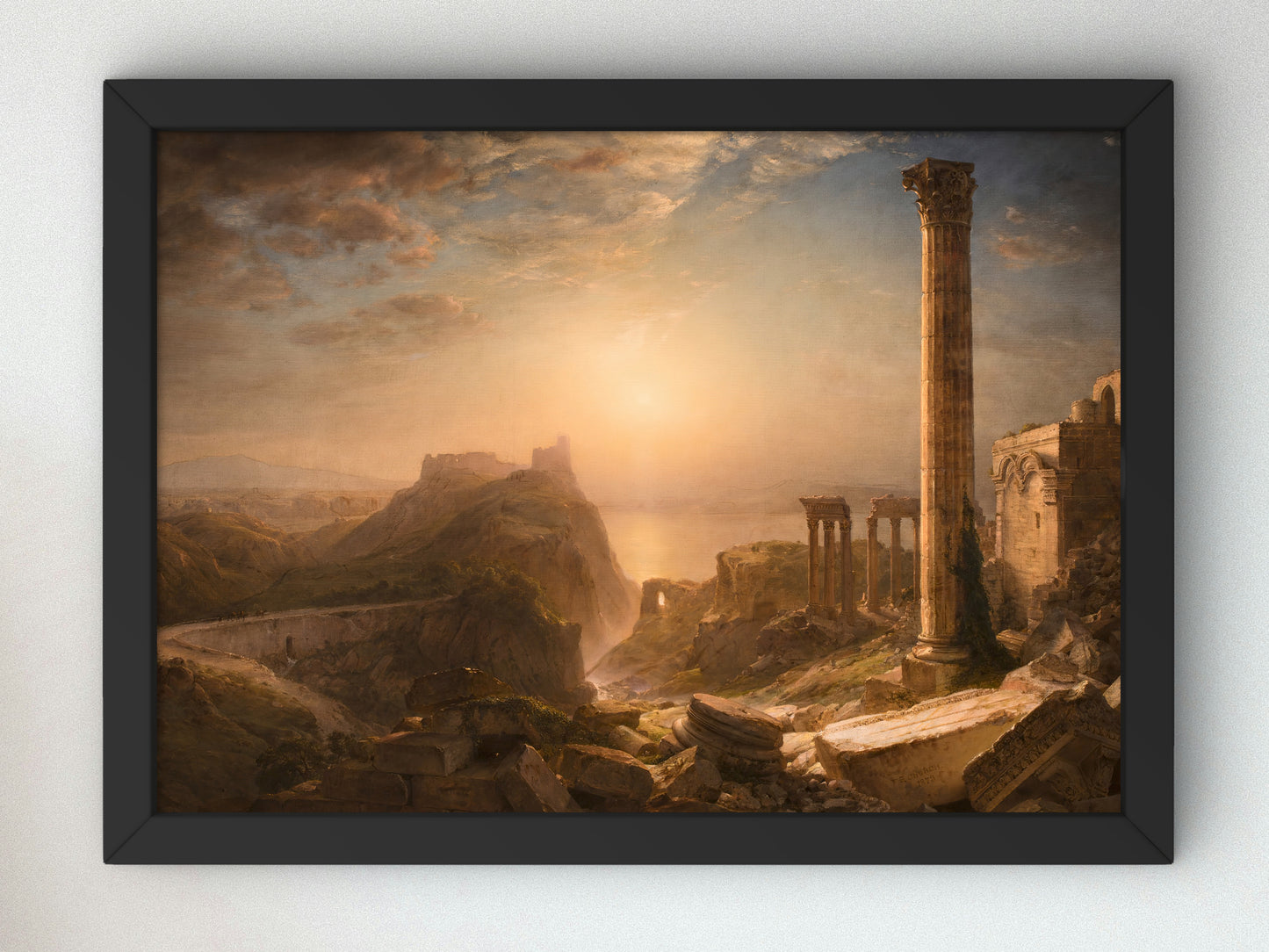 Syria by the Sea by Frederic Edwin Church 1873, Wall Art Print, Fine Art Reproduction, Museum Quality Decor, Poster