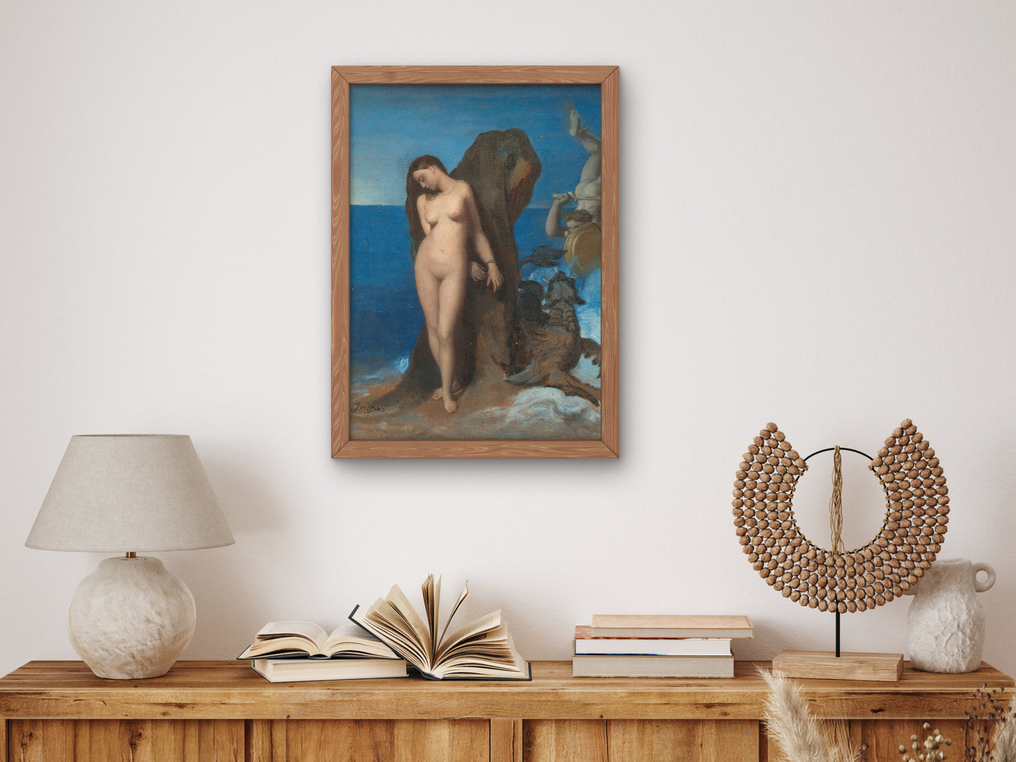 Perseus and Andromeda by Jean Auguste Dominique Ingres 1819, Wall Art Print, Fine Art Reproduction, Museum Quality Decor, Poster