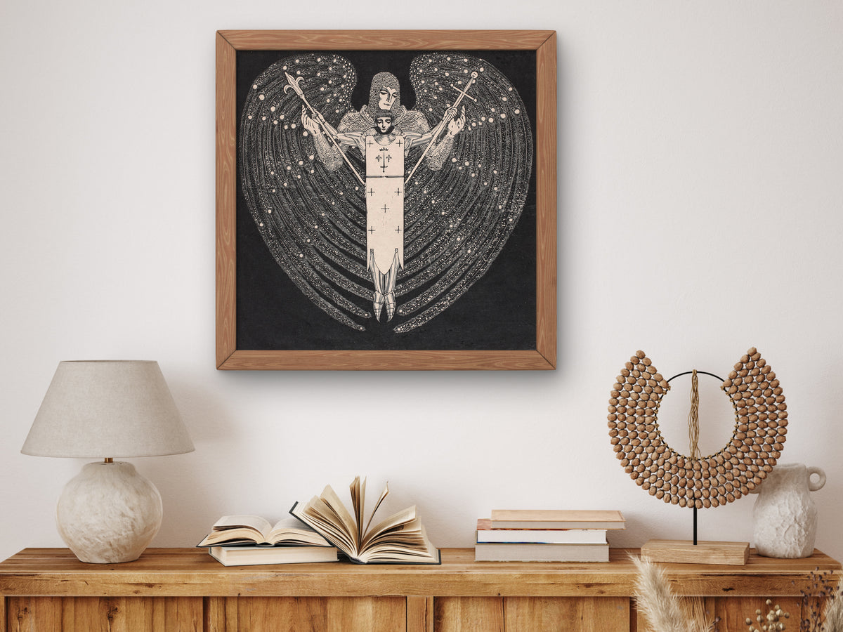 Joan of Arc by Wiktoria Gorynska 1929, Wall Art Print, Fine Art Reproduction, Museum Quality Decor, Poster