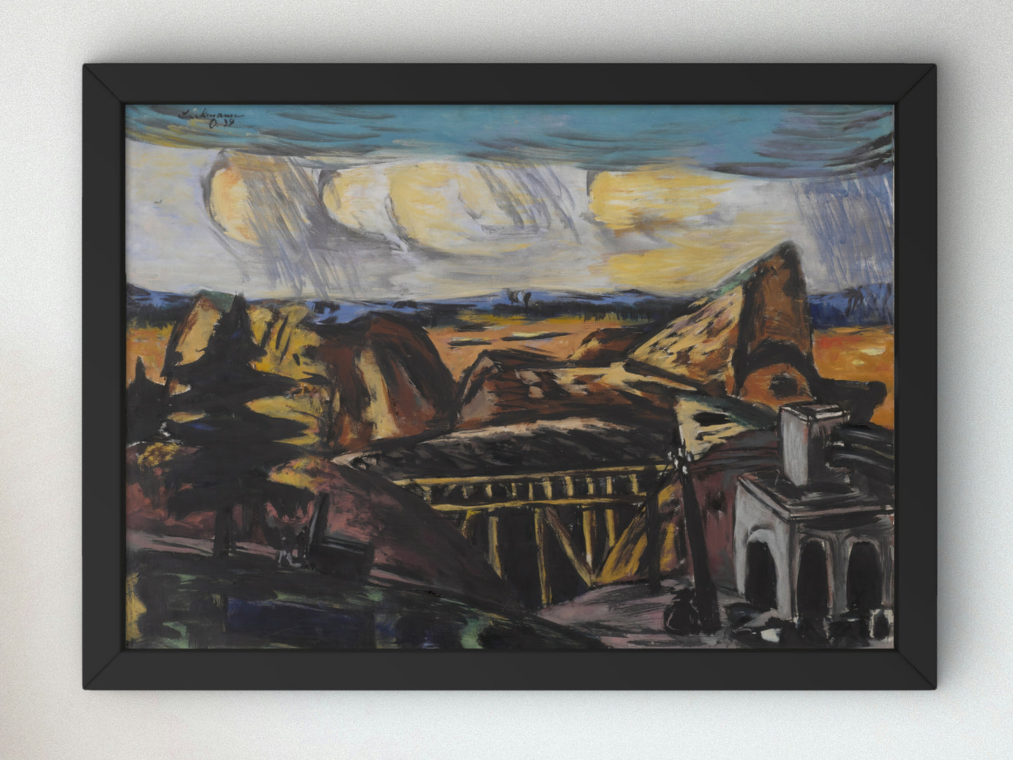 Large Quarry in Upper Bavaria by Max Beckmann 1934, Wall Art Print, Fine Art Reproduction, Museum Quality Decor, Poster
