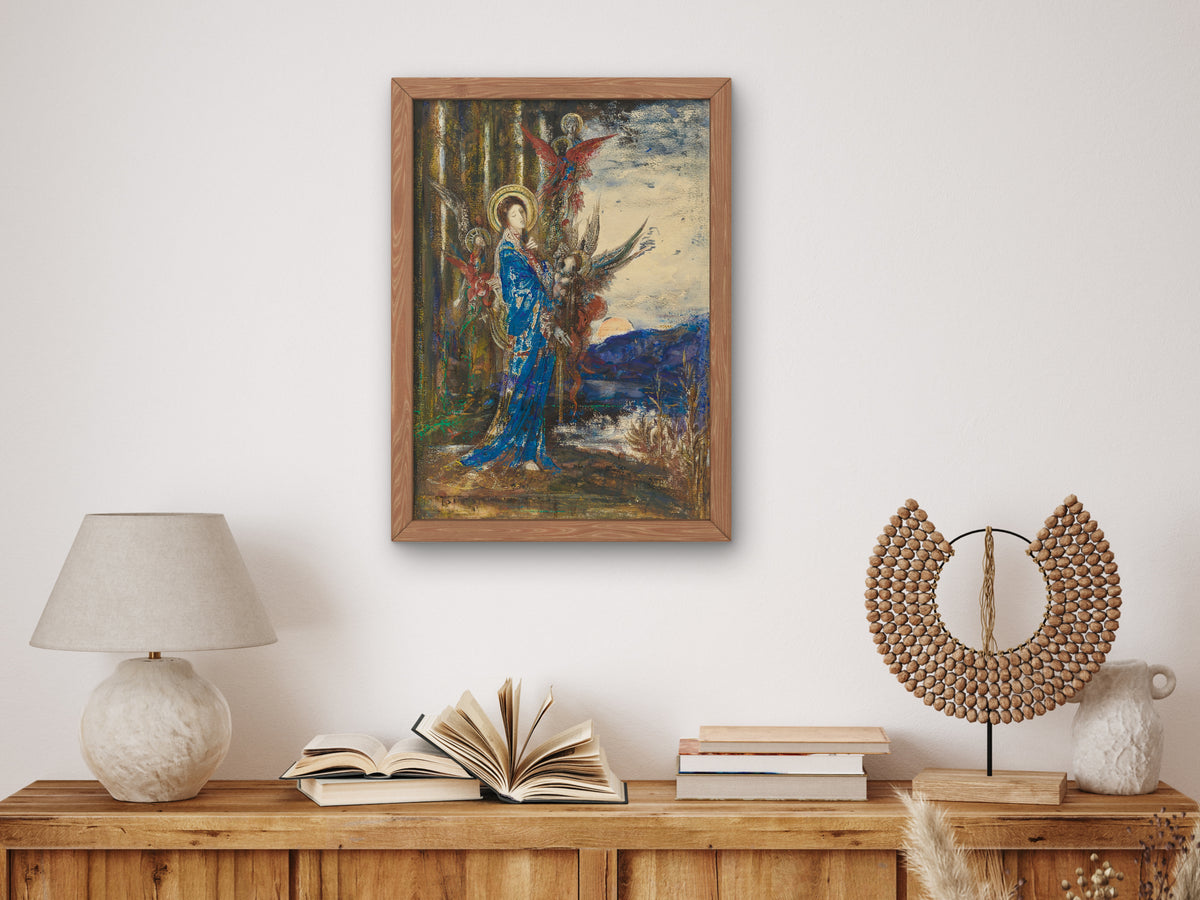 The Trials by Gustave Moreau, Wall Art Print, Fine Art Reproduction, Museum Quality Decor, Poster