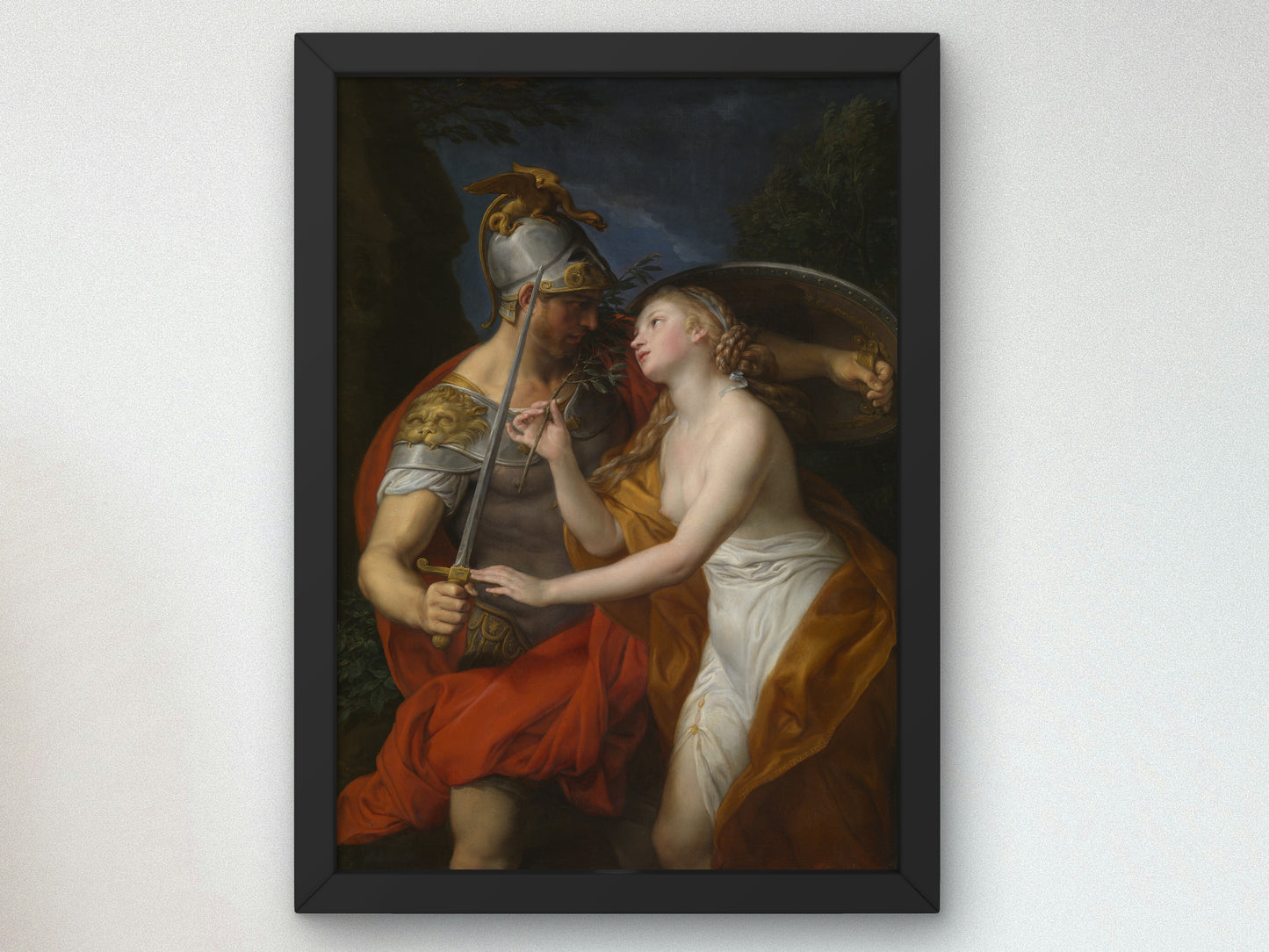 Peace and War by Pompeo Batoni 1776, Wall Art Print, Fine Art Reproduction, Museum Quality Decor, Poster