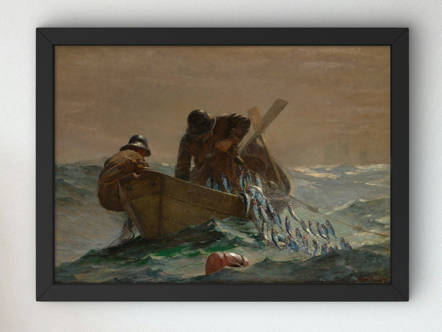 The Herring Net by Winslow Homer 1885, Wall Art Print, Fine Art Reproduction, Museum Quality Decor, Poster