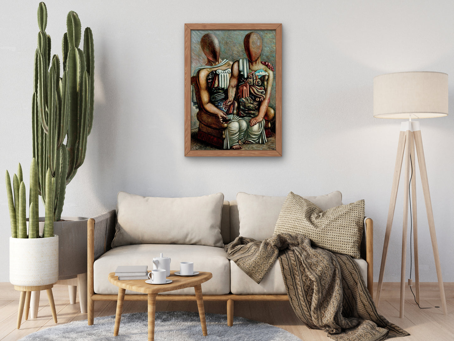 The Archaeologists by Giorgio de Chirico 1927, Wall Art Print, Fine Art Reproduction, Museum Quality Decor, Poster