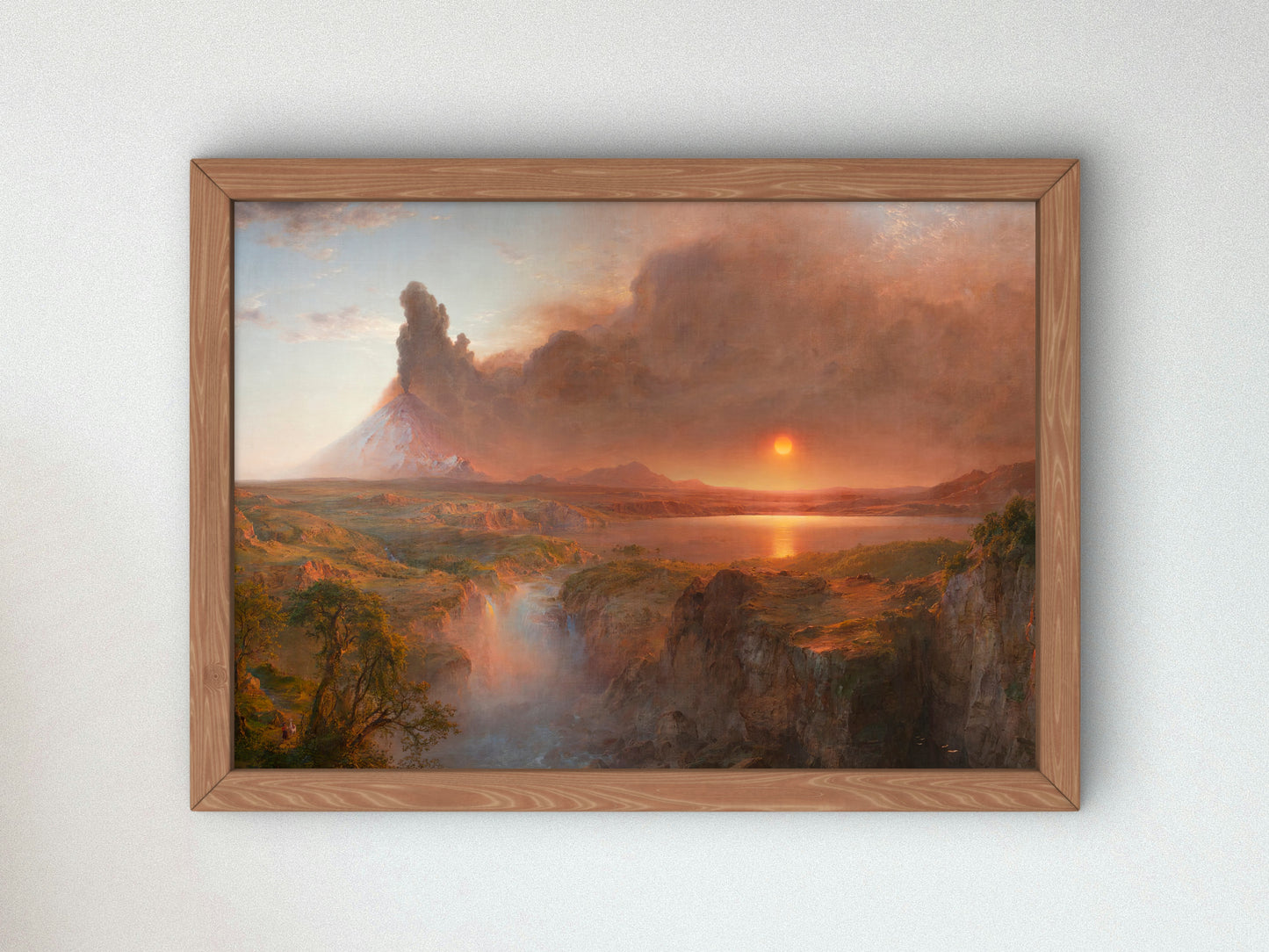 Cotopaxi by Frederic Edwin Church 1862, Wall Art Print, Fine Art Reproduction, Museum Quality Decor, Poster