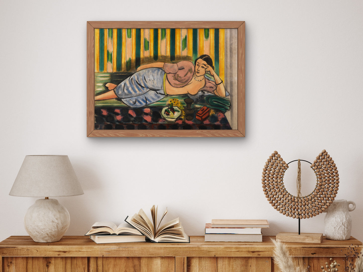 Odalisque with Red Chest by Henri Matisse 1926, Wall Art Print, Fine Art Reproduction, Museum Quality Decor, Poster