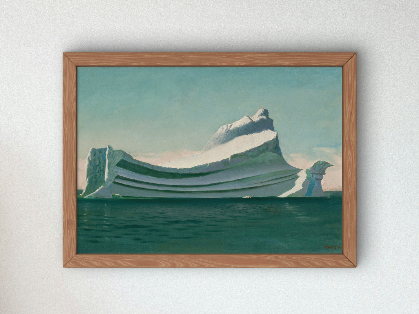 Iceberg by William Bradford 1869, Wall Art Print, Fine Art Reproduction, Museum Quality Decor, Poster