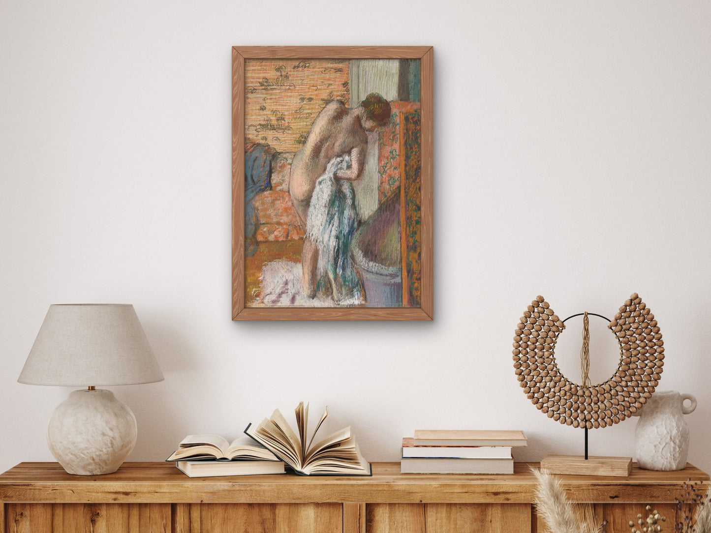 After the Bath Woman Drying Herself by Edgar Degas 1896, Wall Art Print, Fine Art Reproduction, Museum Quality Decor, Poster