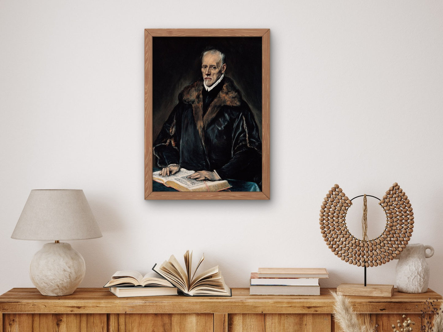 Portrait of Dr Francisco de Pisa by El Greco 1610, Wall Art Print, Fine Art Reproduction, Museum Quality Decor, Poster