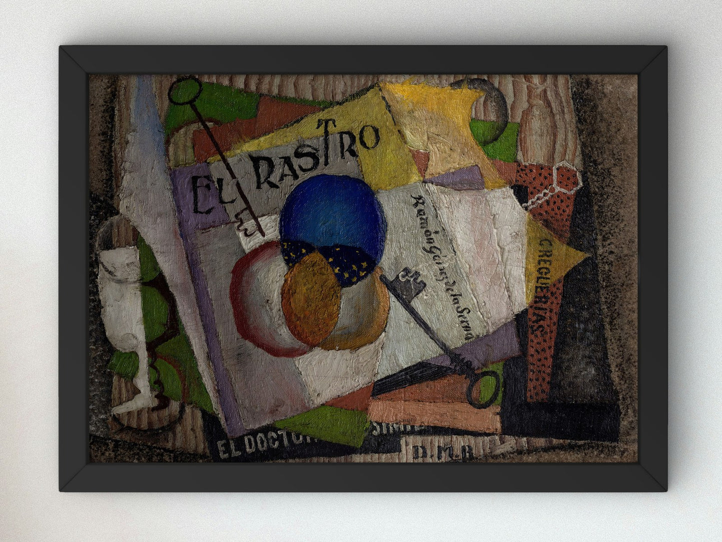 El Rastro by Diego Rivera 1915, Wall Art Print, Fine Art Reproduction, Museum Quality Decor, Poster