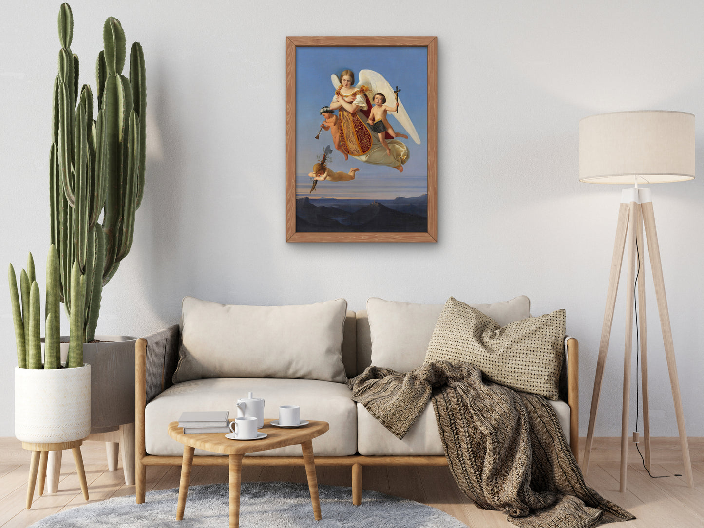 Allegory of Sunday by Ditlev Blunck 1841, Wall Art Print, Fine Art Reproduction, Museum Quality Decor, Poster