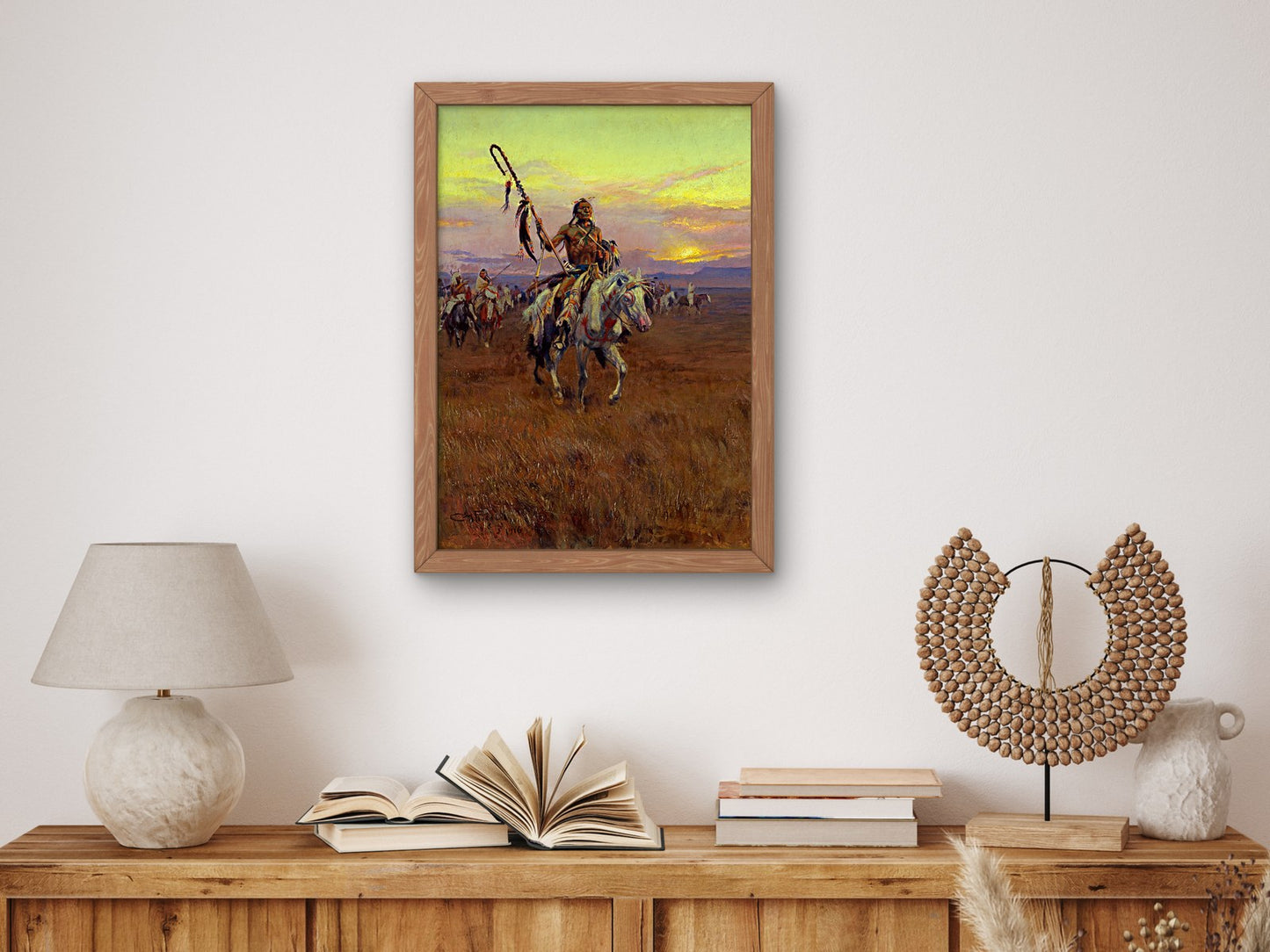 Medicine Man by Charles Marion Russell 1916, Wall Art Print, Fine Art Reproduction, Museum Quality Decor, Poster