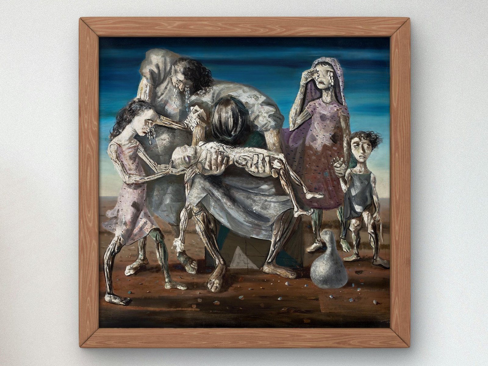 Dead Child by Candido Portinari, 1944, Expressionism and Fauvism, fine art print