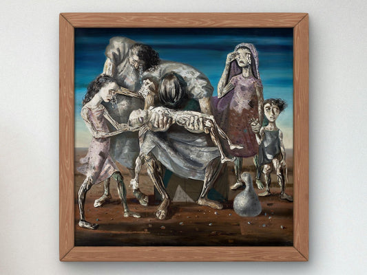 Dead Child by Candido Portinari, 1944, Expressionism and Fauvism, fine art print