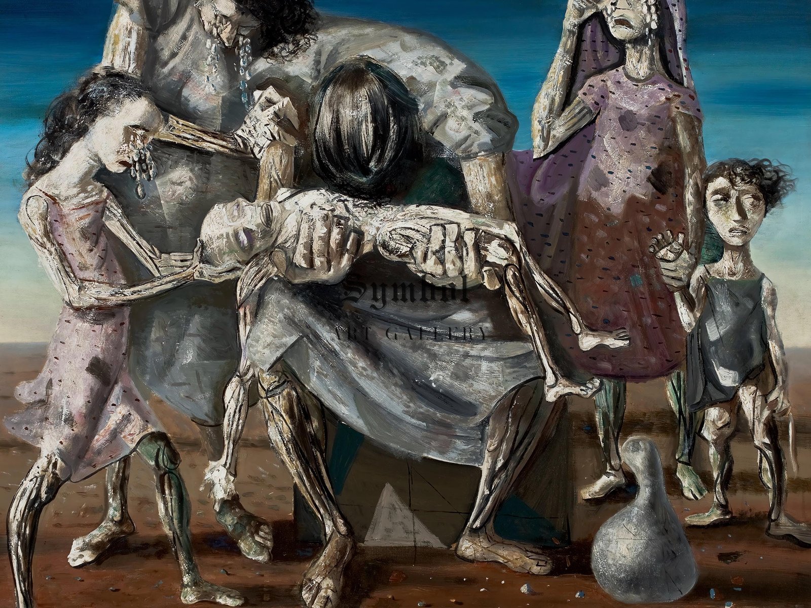 Dead Child by Candido Portinari, 1944, Expressionism and Fauvism, fine art print