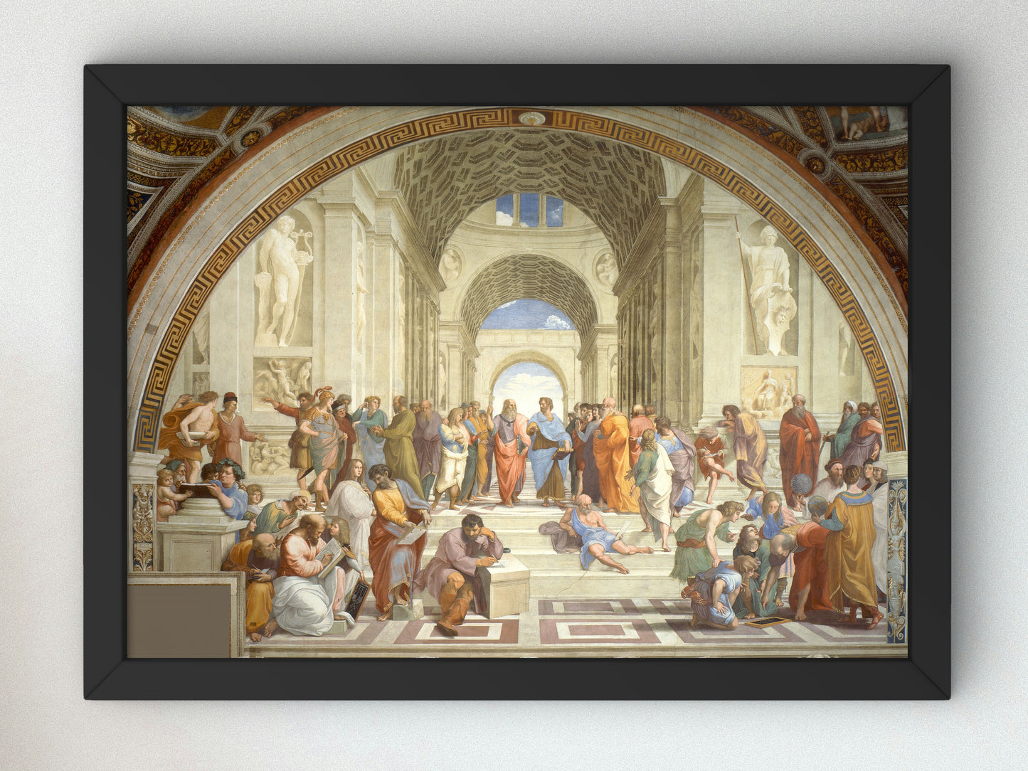School of Athens by Raphael 1511, Wall Art Print, Fine Art Reproduction, Museum Quality Decor, Poster