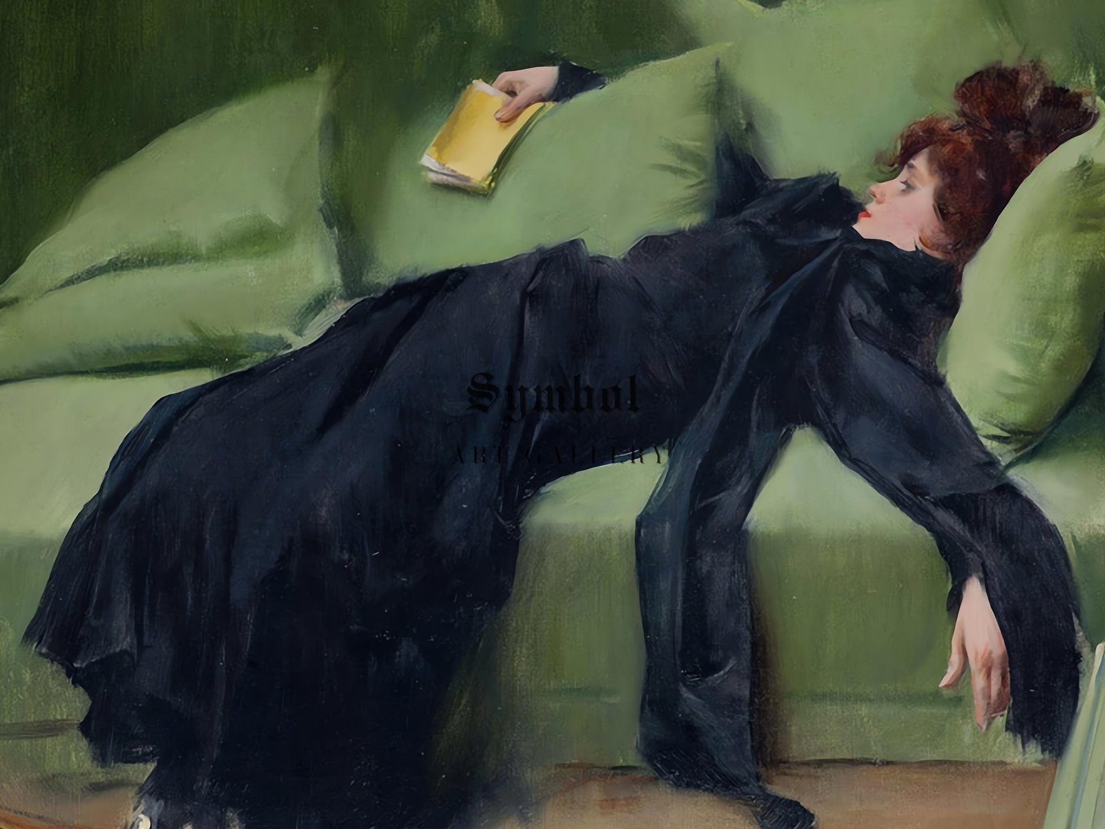 Decadent Young Woman After the Dance by Ramon Casas, 1899, Art Nouveau and Belle Époque, fine art print