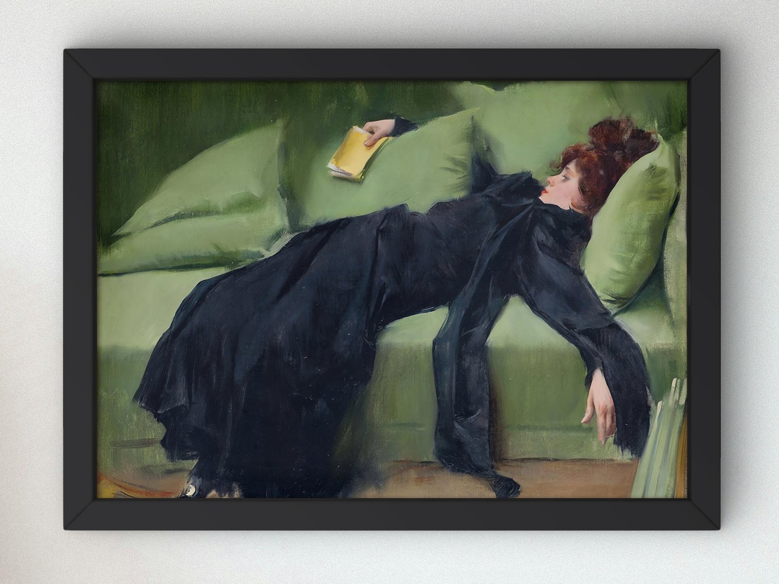 Decadent Young Woman After the Dance by Ramon Casas, 1899, Art Nouveau and Belle Époque, fine art print