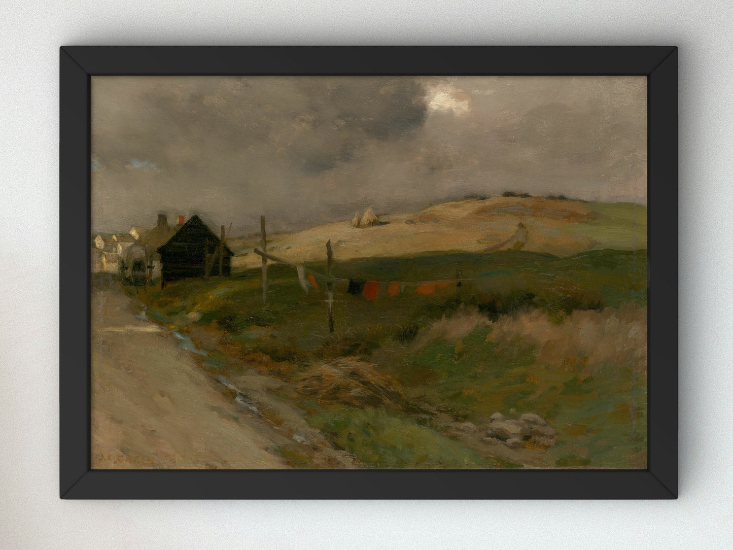 Landscape by Jean Charles Cazin 1895, Wall Art Print, Fine Art Reproduction, Museum Quality Decor, Poster