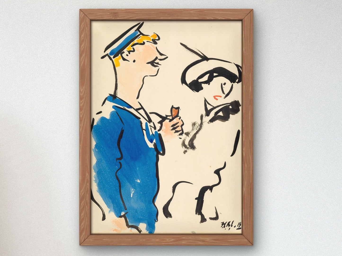 Delicate Banter by Francis Cadell, 1915, Art Deco and American Modernism, fine art print