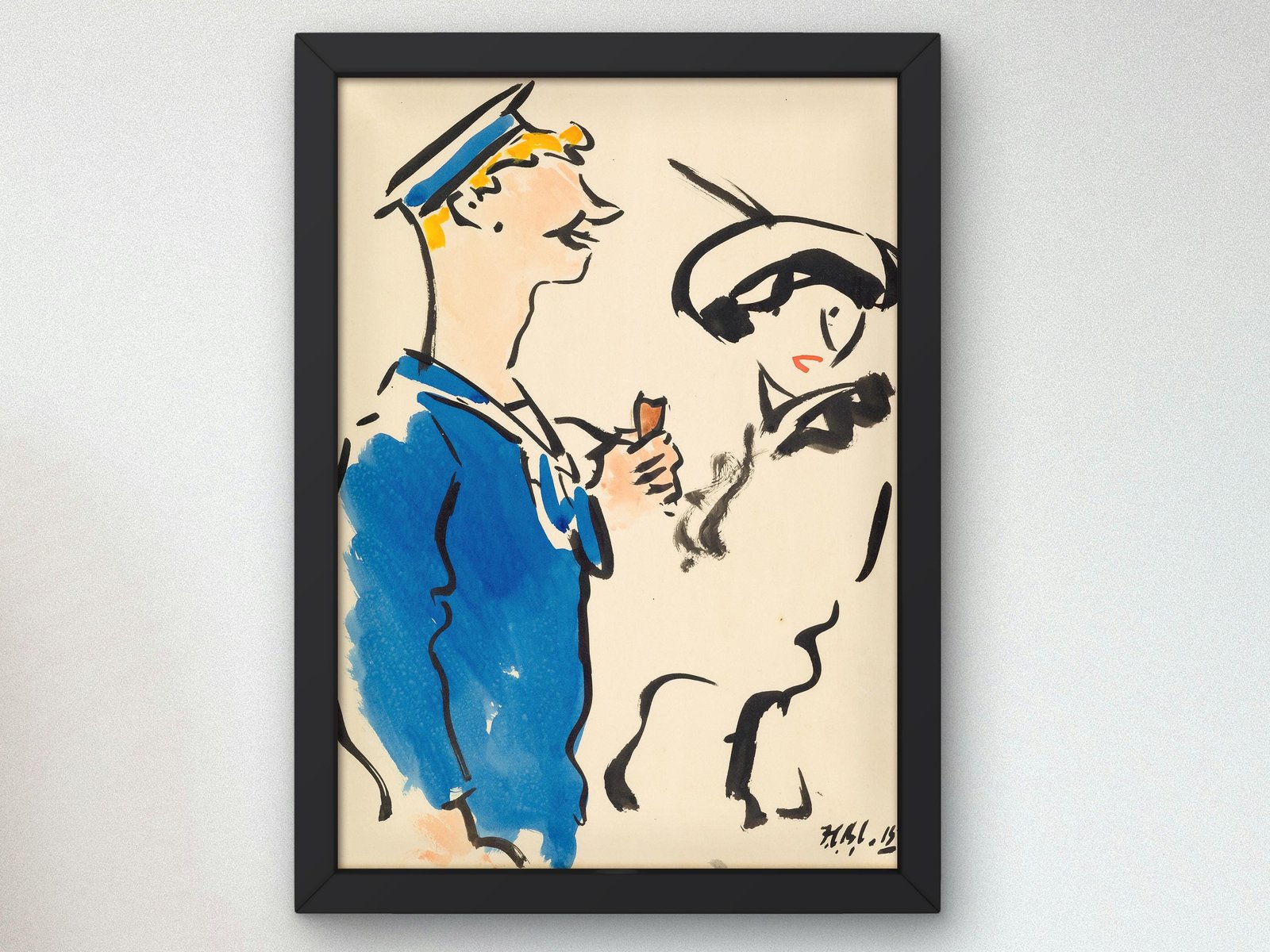 Delicate Banter by Francis Cadell, 1915, Art Deco and American Modernism, fine art print