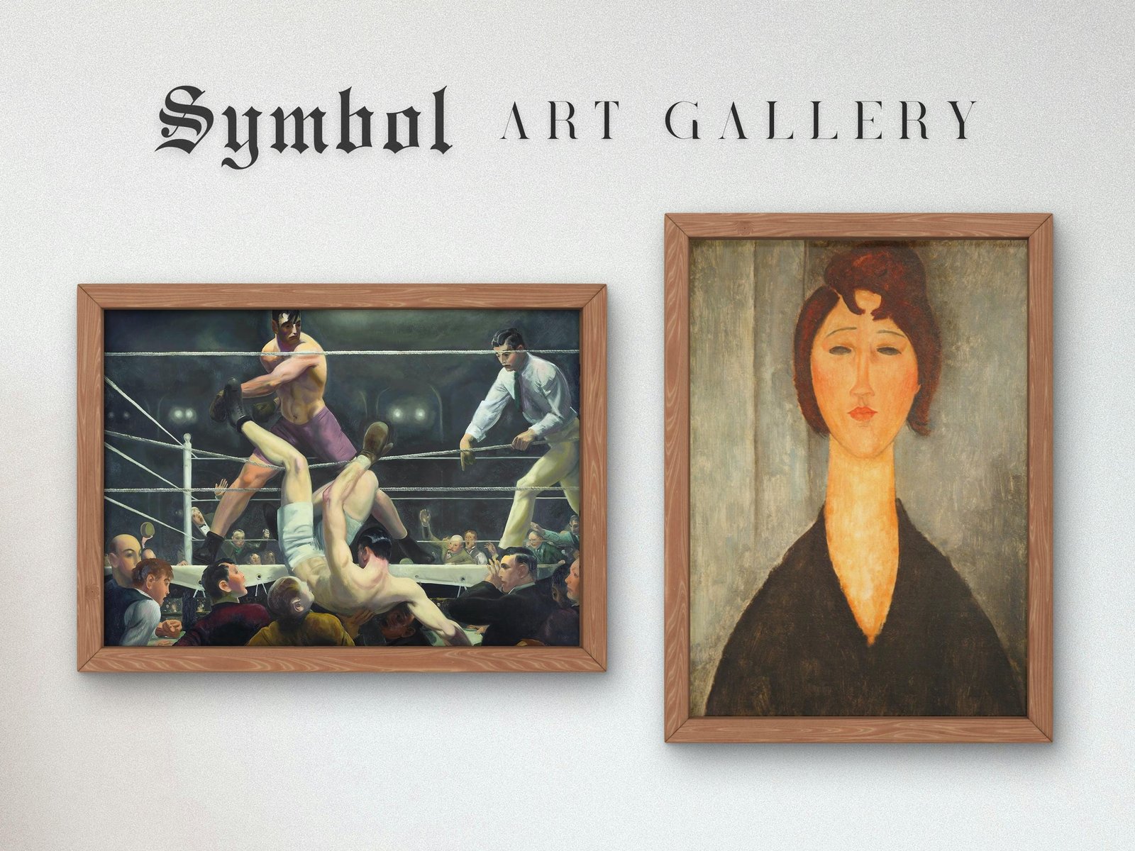 Dempsey and Firpo by George Bellows, 1924, Art Deco American Modernism, fine art print