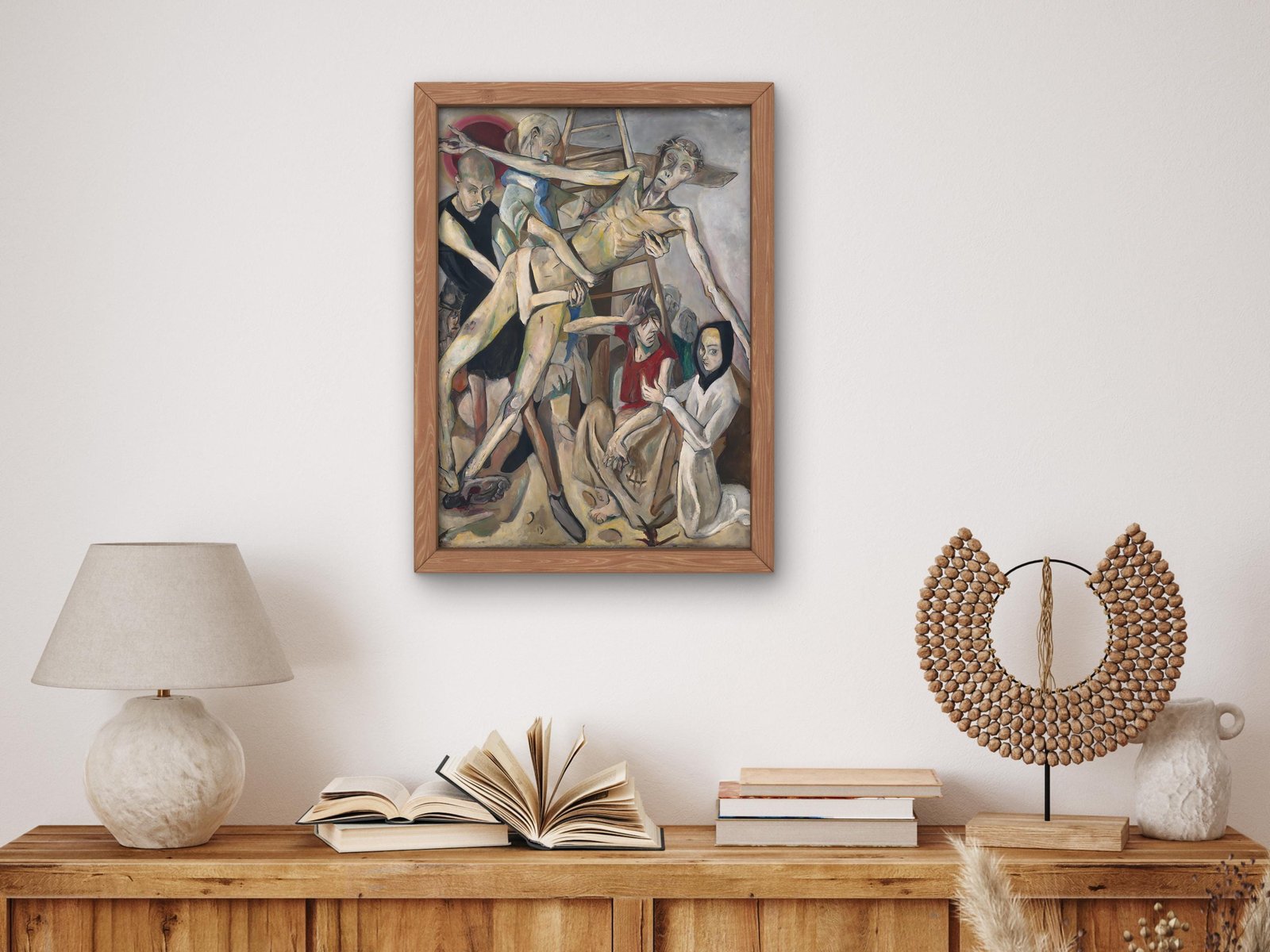Descent from the Cross by Max Beckmann, 1917, Expressionism, fine art print