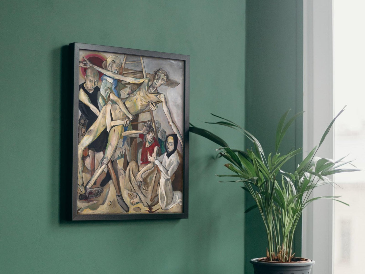 Descent from the Cross by Max Beckmann, 1917, Expressionism, fine art print